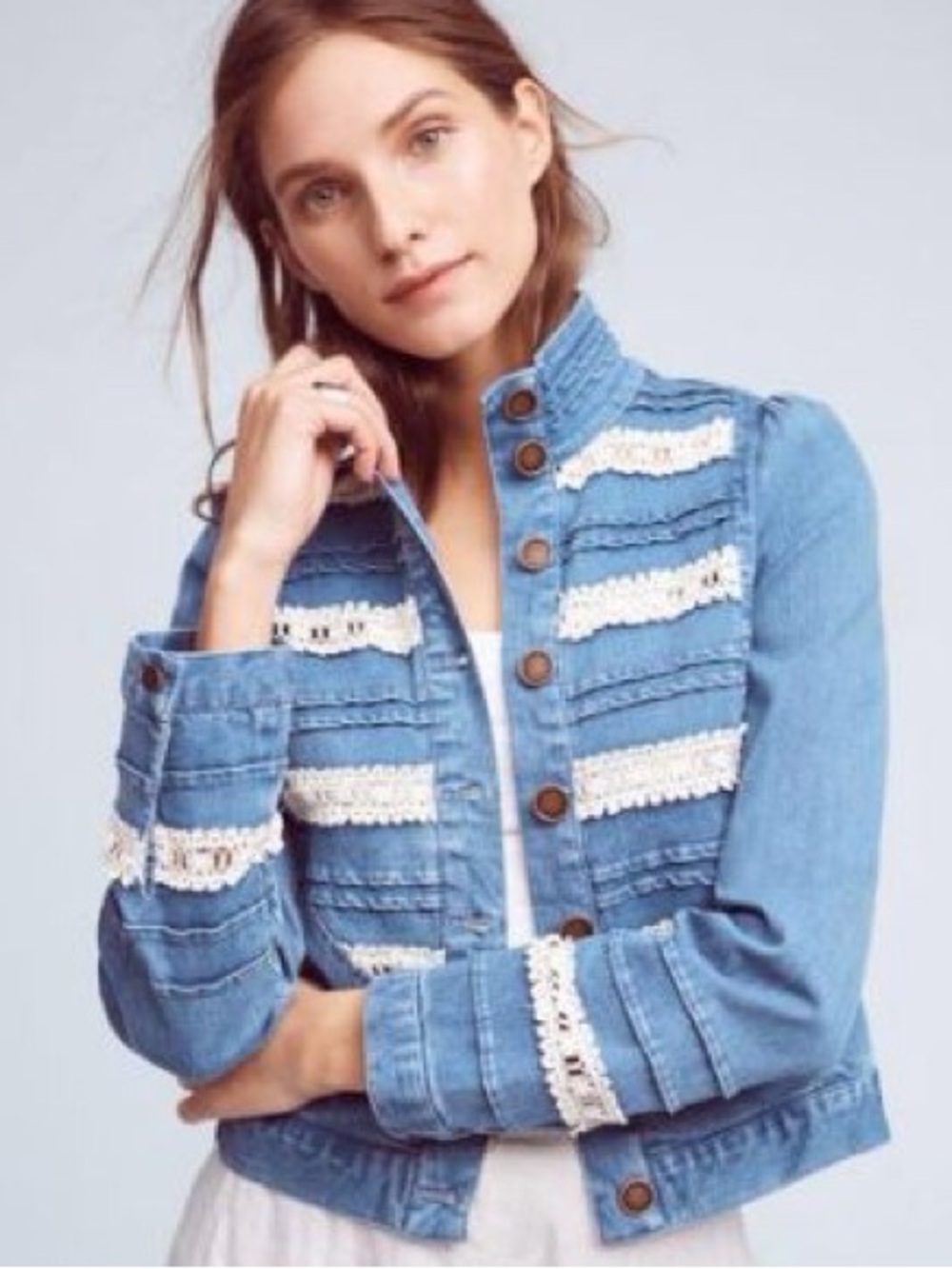 Adorable Jean Jacket 💙🩵🤍
